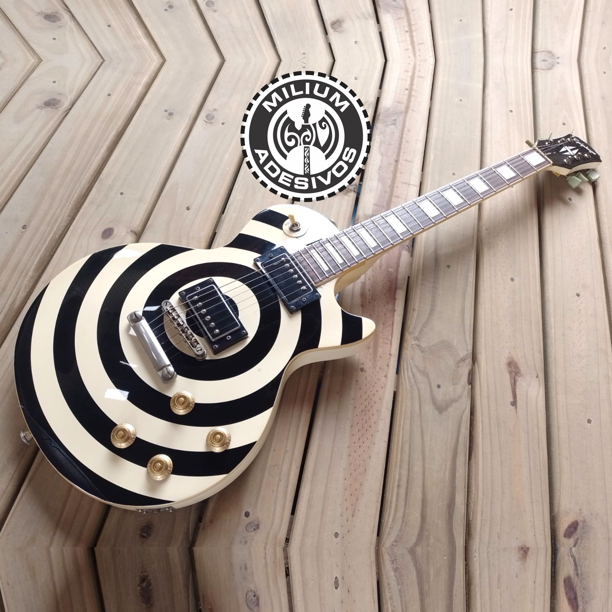 Guitarra Les Paul Customizada Estilo Zakk Wylde